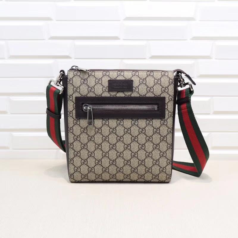 Gucci Messenger Handbag 523599PVC Coffee